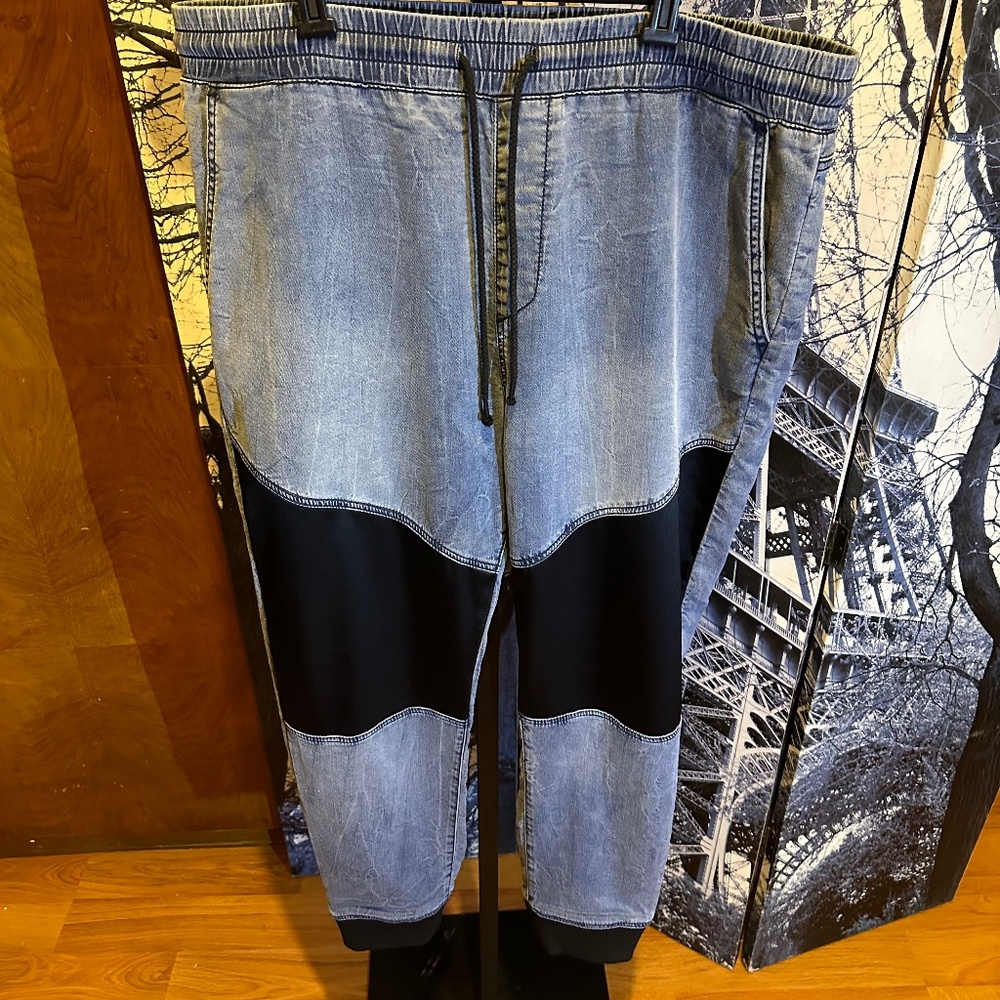 True Religion Men’s Denim Joggers